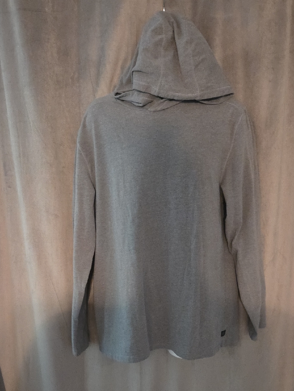 Buffalo David Bitton Suze Large Men's Hooded Longsleeve Top - Gray
